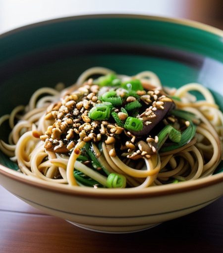 Szechuan Noodle Salad in Peanut Sauce recipe image
