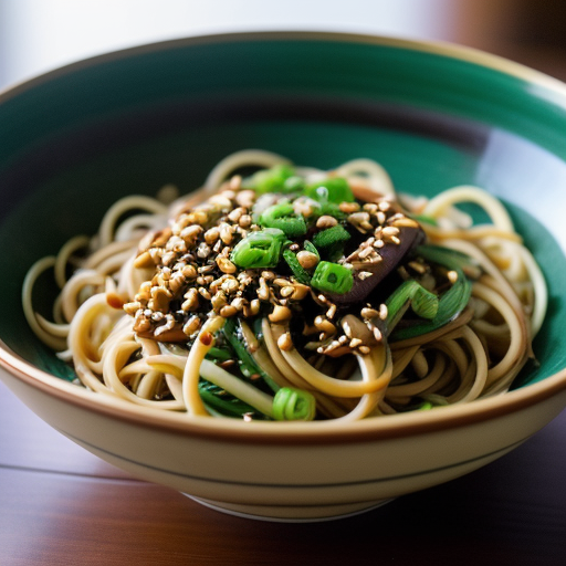 Szechuan Noodle Salad in Peanut Sauce recipe image