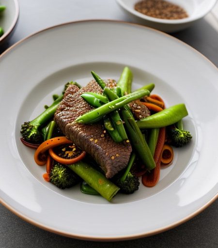 Szechuan Orange Beef Ala Paul recipe image