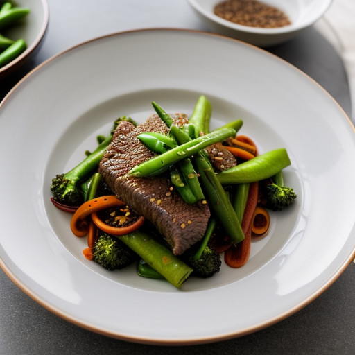 Szechuan Orange Beef Ala Paul recipe image