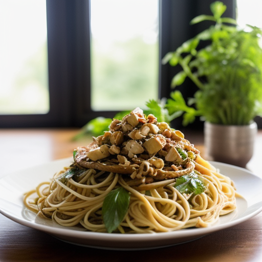 Szechuan Pasta Chicken Salad recipe image