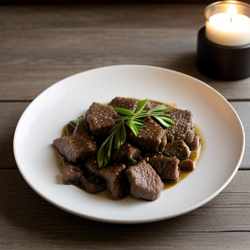 Szechwan Beef With Garlic recipe image