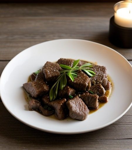 Szechwan Beef With Garlic recipe image