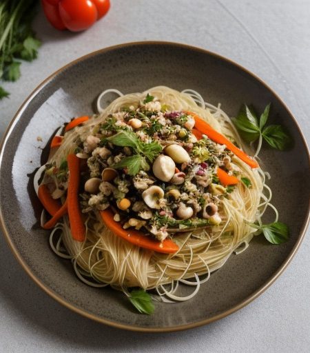 Szechwan Pasta Salad recipe image