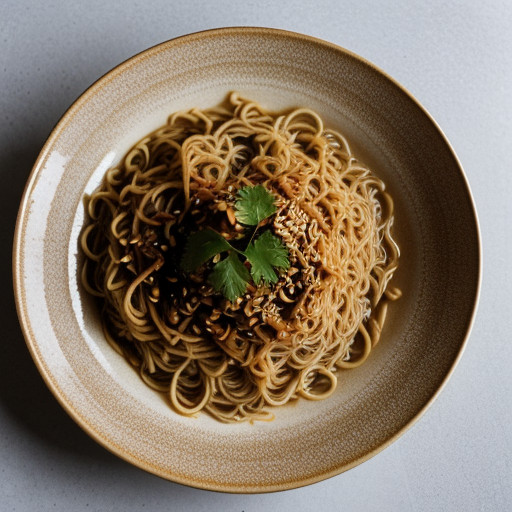 Szechwan Sesame Flavored Noodles recipe image