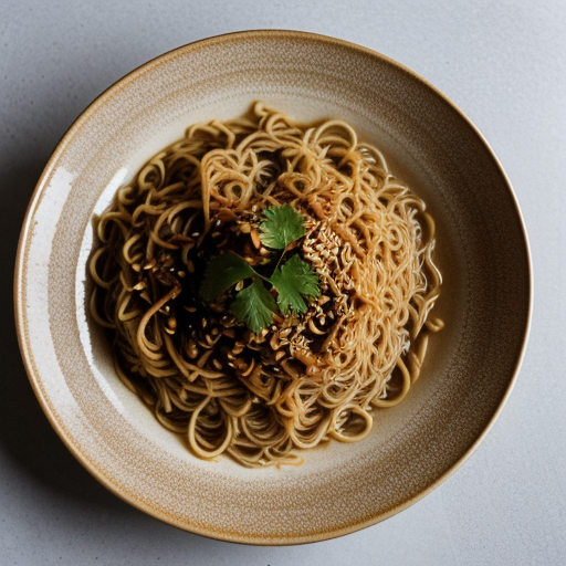 Szechwan Sesame Flavored Noodles recipe image