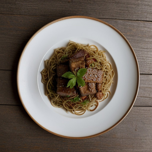 Szechwanese Pork With Vermicelli (Ants Climbing a Tree recipe image