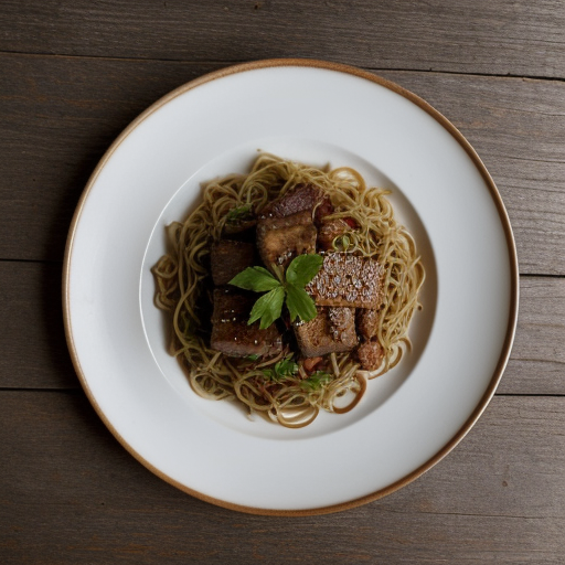 Szechwanese Pork With Vermicelli (Ants Climbing a Tree recipe image