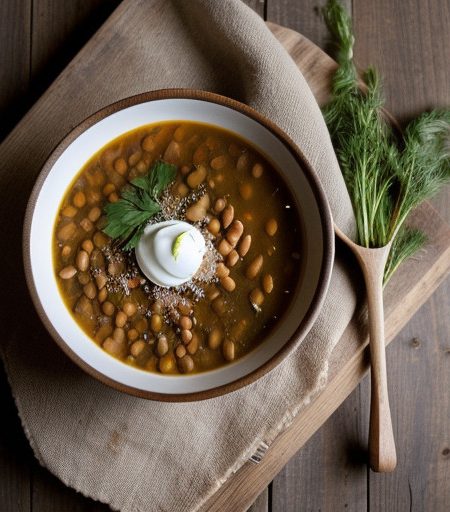 Szerb Bableves (Serbian Bean Soup recipe image