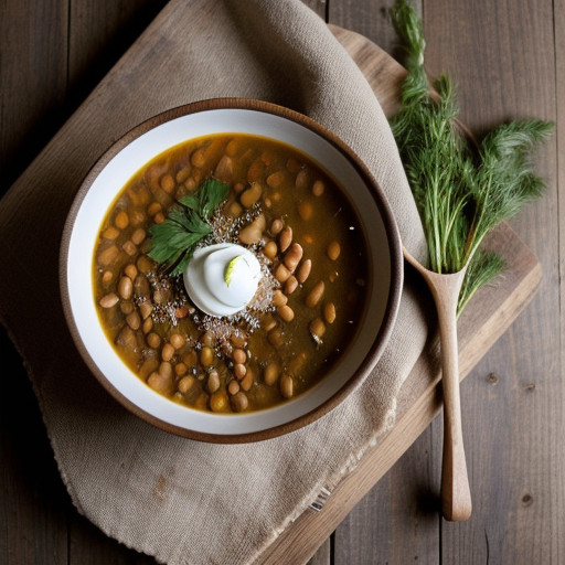 Szerb Bableves (Serbian Bean Soup recipe image
