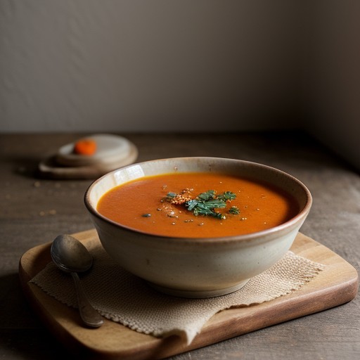 TOMATO AND ORANGE SOUP (Marguerite Patten recipe image
