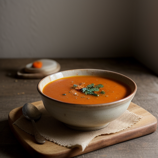 TOMATO AND ORANGE SOUP (Marguerite Patten recipe image