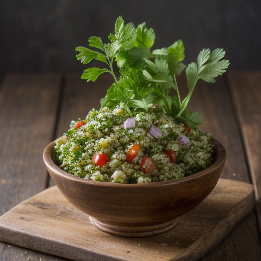 Tabouleh (Burghul and Parsley Salad recipe image