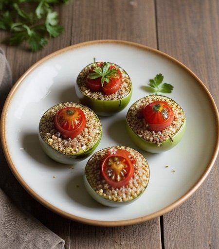 Tabouli Stuffed Tomatoes recipe image
