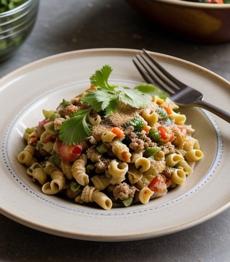 Taco Pasta Salad recipe image