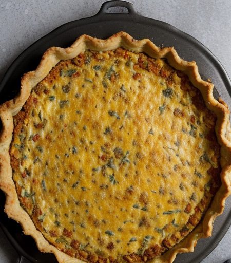 Taco Pie Quiche recipe image