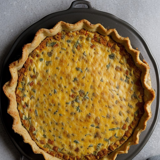 Taco Pie Quiche recipe image