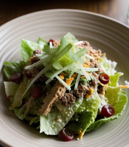 Taco Salad With Cumin Dressing recipe image