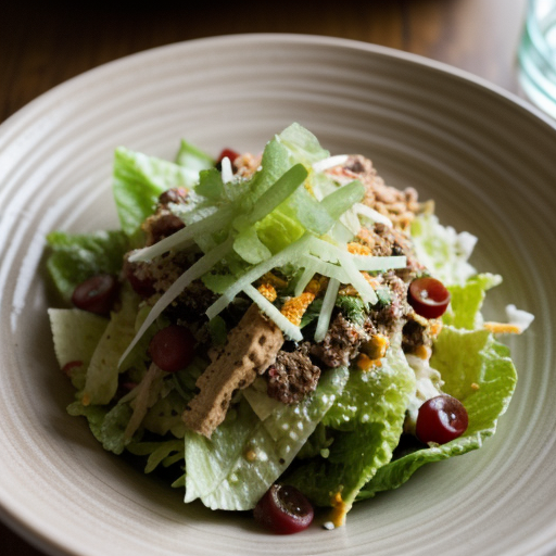 Taco Salad With Cumin Dressing recipe image