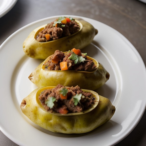 Taco Stuffed Potatoes recipe image