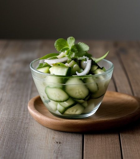 Taeng Kwa Brio Wan (Fresh Cucumber Salad recipe image
