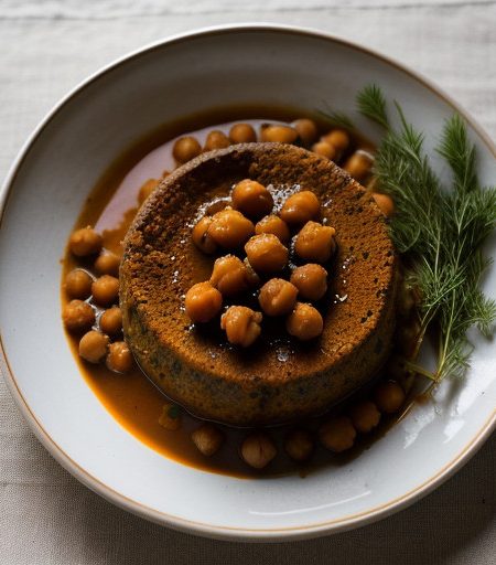Tagine of Chick Peas With Aromatics recipe image