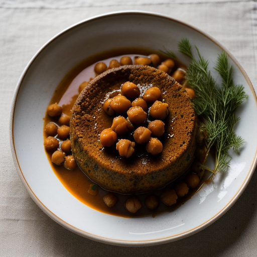 Tagine of Chick Peas With Aromatics recipe image