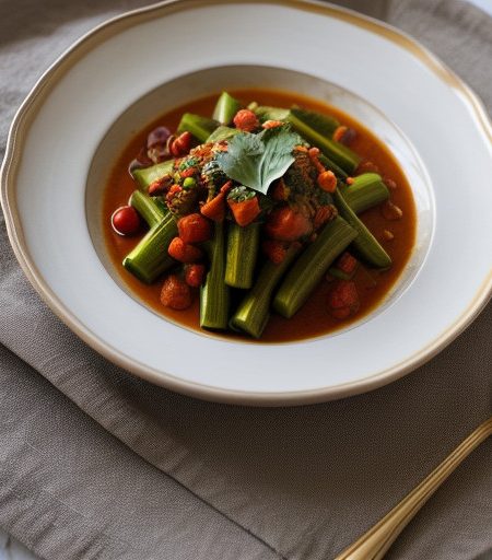 Tagine of Okra & Tomatoes recipe image