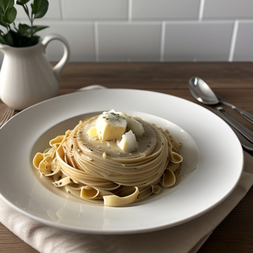 Tagliatelle Alfredo recipe image