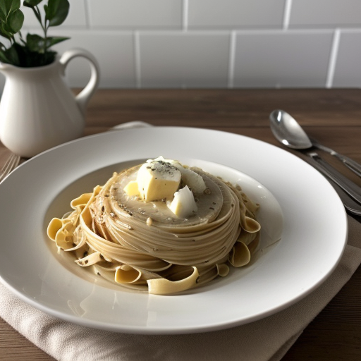 Tagliatelle Alfredo recipe image