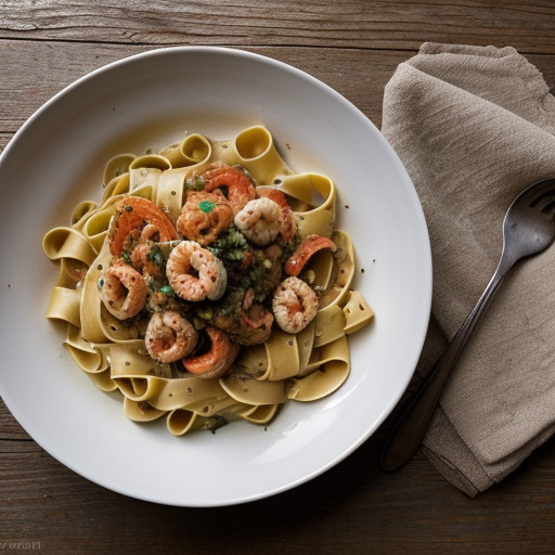 Tagliatelle With Red Seafood Sauce - Country Living recipe image