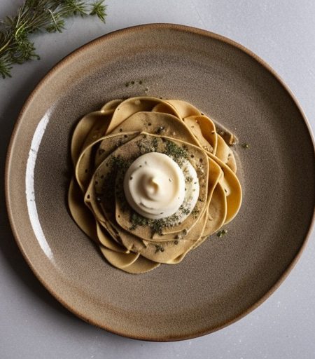 Tagliatelles À La Crème De Poireaux recipe image