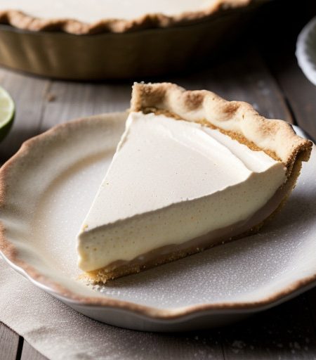 Tallahassee Lime Pie With Pecan Crust recipe image