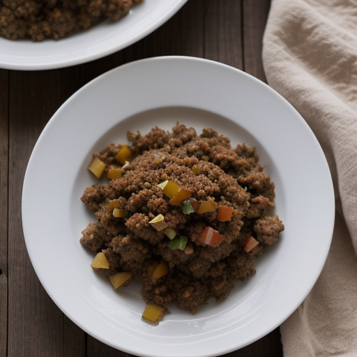 Tambor De Picadillo Y Platano (Beef Hash And recipe image