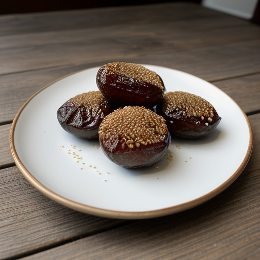 Tamer Bi Sumsum - Dates With Sesame Seeds recipe image