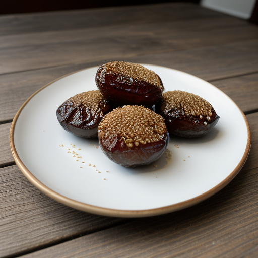 Tamer Bi Sumsum - Dates With Sesame Seeds recipe image