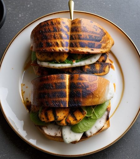 Tandoori Chicken Sandwiches - Bon Appetit recipe image