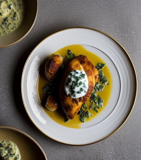 Tandoori Chicken With Raita- Part 1 recipe image