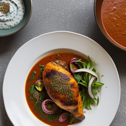 Tandoori Chicken With Raita- Part 2 recipe image