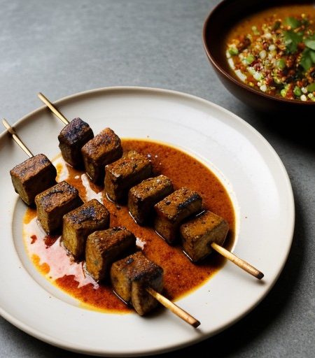Tandoori Tofu Brochettes recipe image
