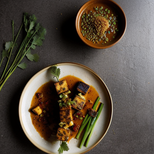 Tandoori Tofu Brochettes recipe image