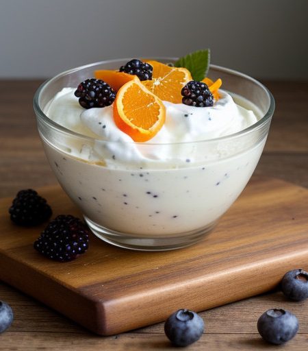 Tangerine-Berry Salads recipe image