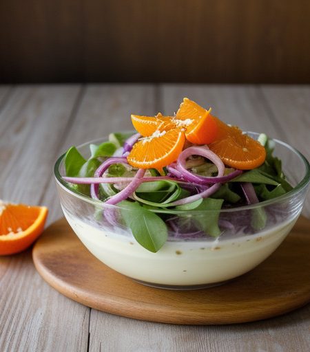 Tangerine & Red Onion Salad recipe image