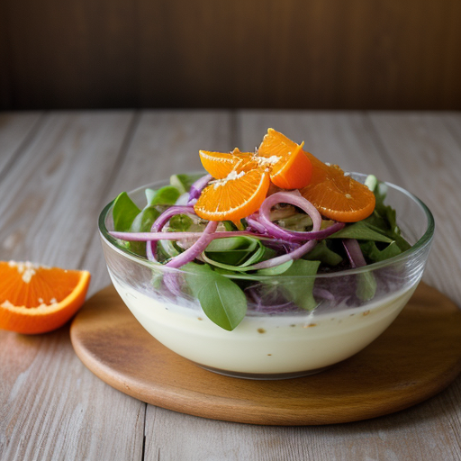 Tangerine & Red Onion Salad recipe image