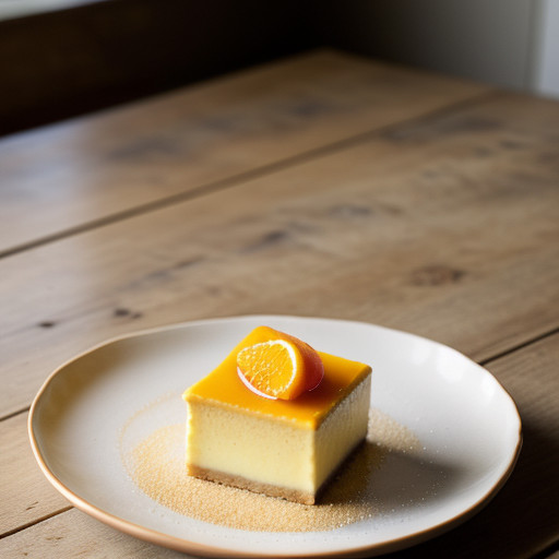 Tangerine Sponge Custard recipe image