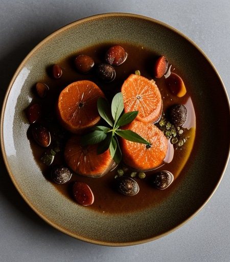 Tangerine Veal Medallions recipe image