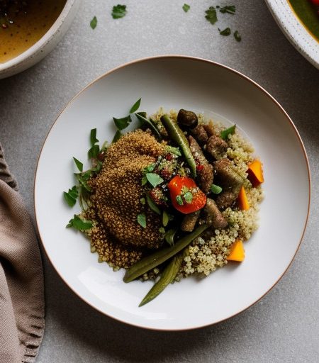 Tangine of Moroccan Vegetables With Couscous recipe image