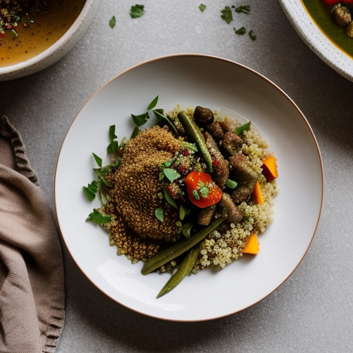 Tangine of Moroccan Vegetables With Couscous recipe image