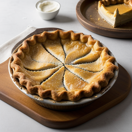 Tangy Bavarian Pie recipe image