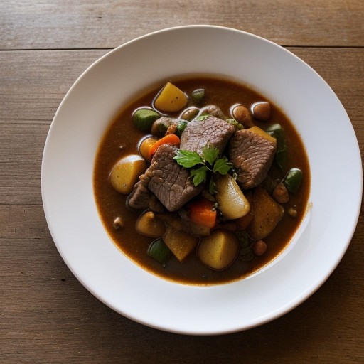 Tangy Beef and Vegetable Stew recipe image